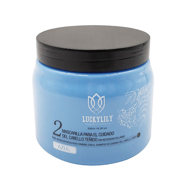 Mascarilla para el cuidado del cabello teñido azul Paso – Luckylily