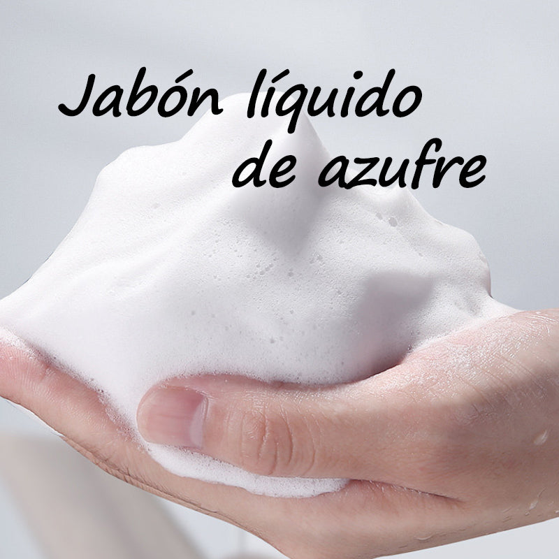 jabón líquido de azufre