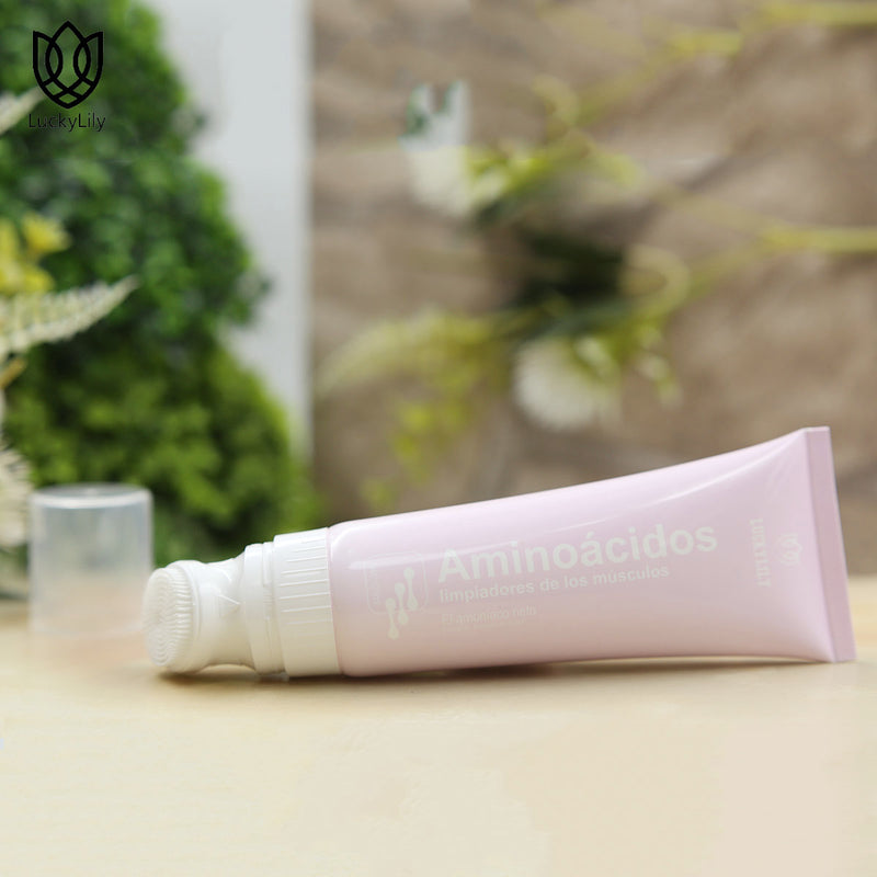 Limpiador facial blanqueadora de Leche con Aminoácidos 120g